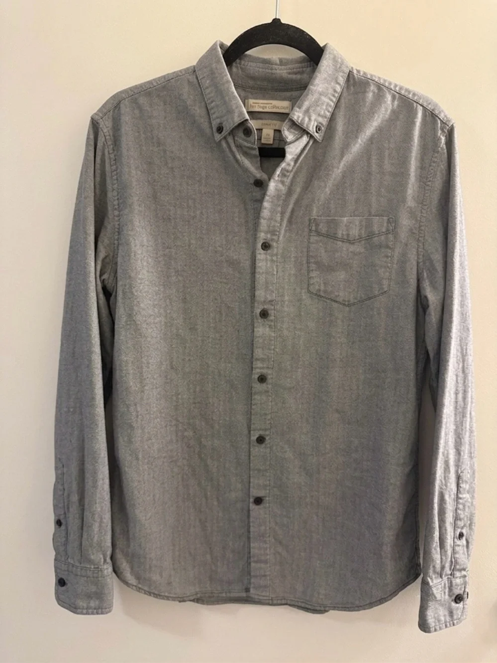 Banana Republic Heritage Collection - Grey Long-Sleeve Button-Down Shirt